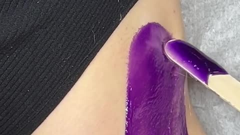 Underarm Waxing with Sexy Smooth Hypnotic Purple Seduction Hard Wax | @glow_with_liz_esthetics