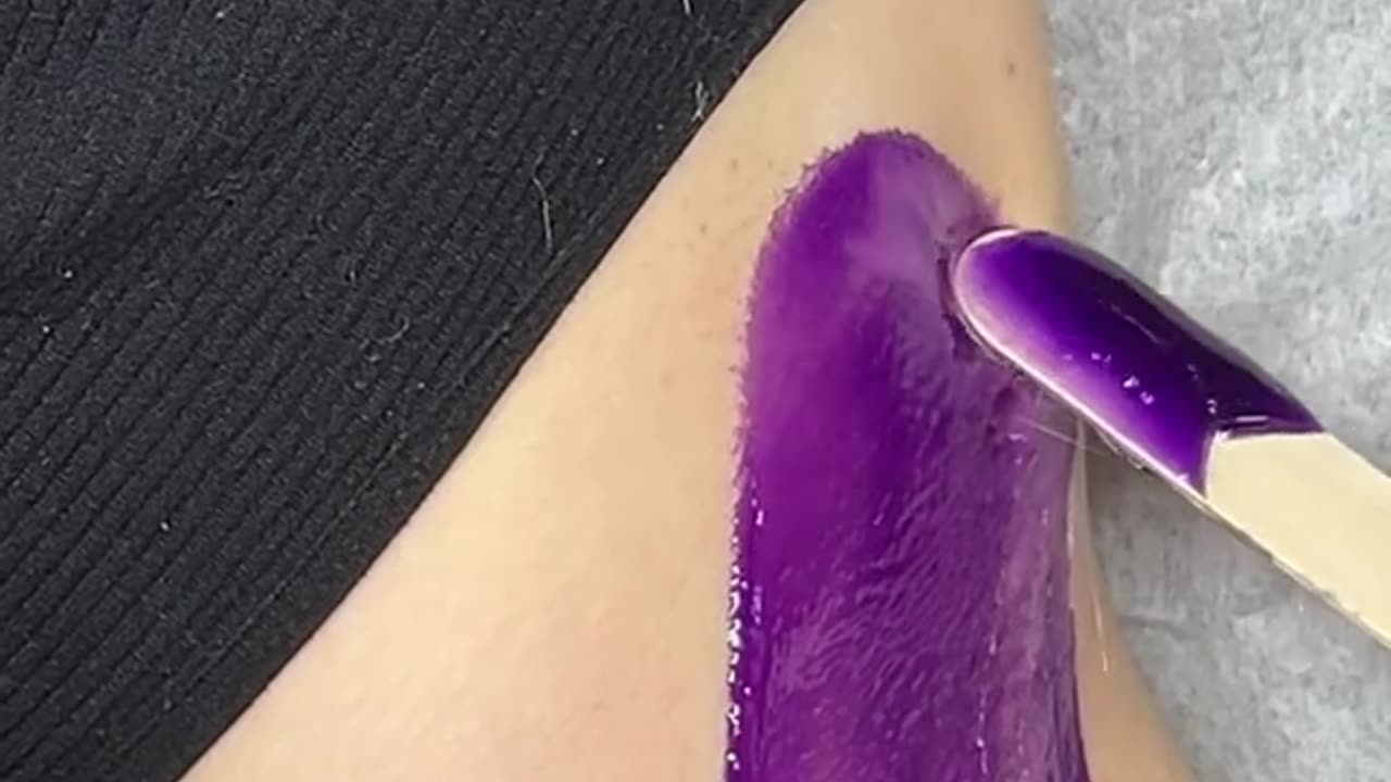 Underarm Waxing with Sexy Smooth Hypnotic Purple Seduction Hard Wax | @glow_with_liz_esthetics
