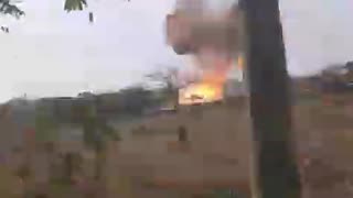 Incendio en finca de Variante-Mamonal