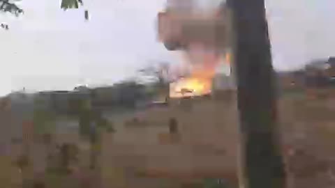 Incendio en finca de Variante-Mamonal