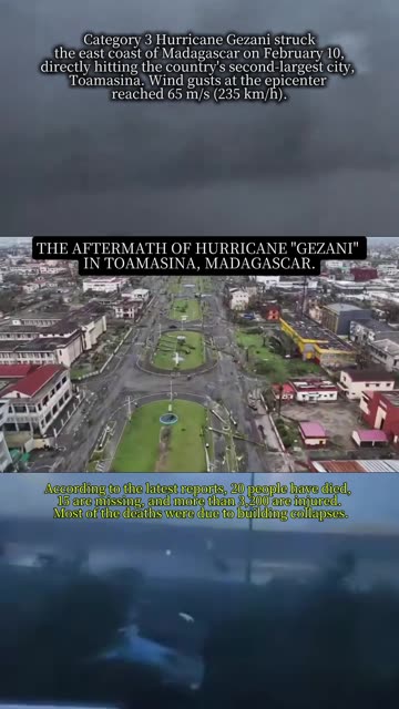 🚨😱THE AFTERMATH OF HURRICANE GEZANI IN TOAMASINA, MADAGASCAR.