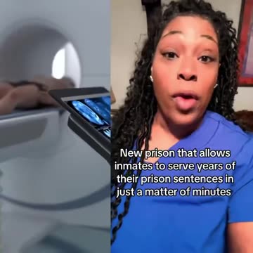 Woman breaks down a new prison concept that allows inmates to serve years of sentences in just minutes 😳