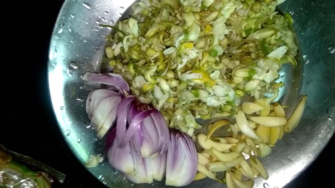 Moringa flower village cooking