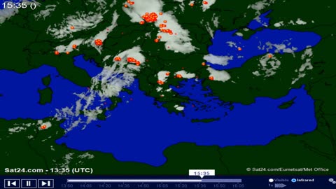Miran Rubin - 25/06/2021- BA / Helm / Sat24 / Cloud Lightning Infrared - 14:35h - 16:05h