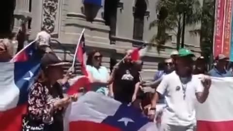 Chile - Protestas ciudadanas tras el mega fraude electoral de primera vuelta