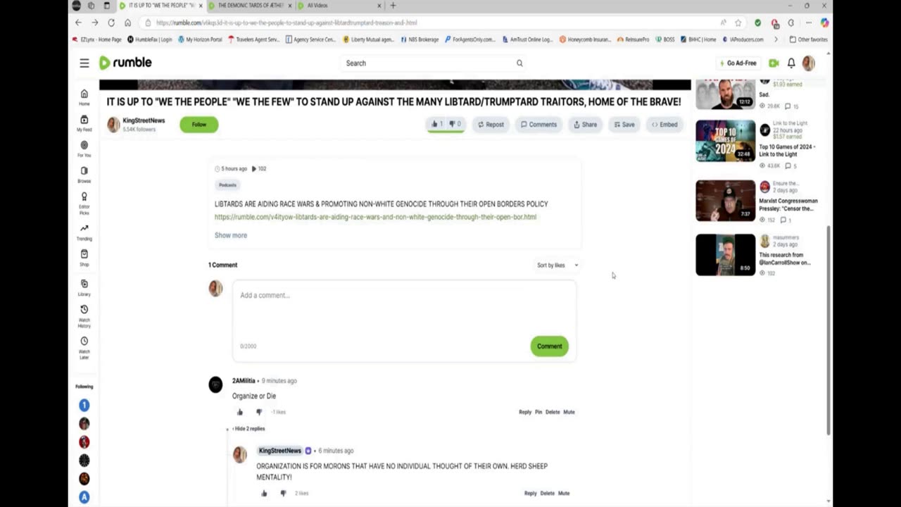 my response to kingstreetnews
