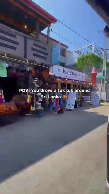 ✨Driving a tuk tuk 🛺 through Sri Lanka 🇱🇰