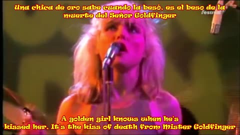 BLONDIE - Goldfinger (Subtítulos español-inglés) Live 1977