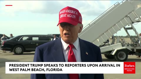 BREAKING NEWS: Trump Takes Multiple Questions From Reporters After Daytona 500 Visit