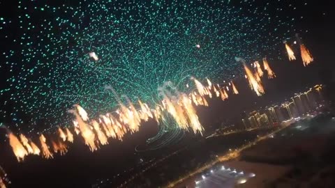 Liuyang, Hunan (China), sets a new Guinness World Record with 16,000 drones lighting up the sky