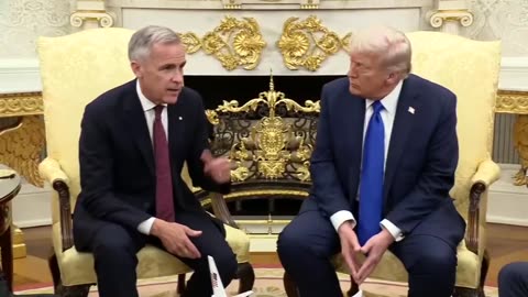 🚨 Carney calls Trump a "transformative president."
