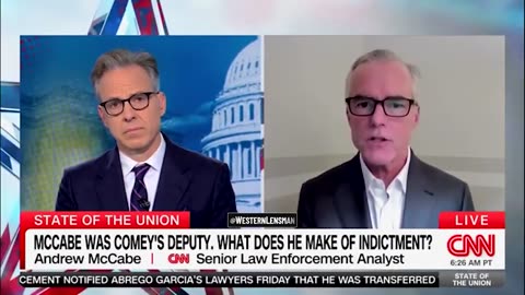 McCabe on Comey Indictment: "It is absolutely what the president himself characterized it as