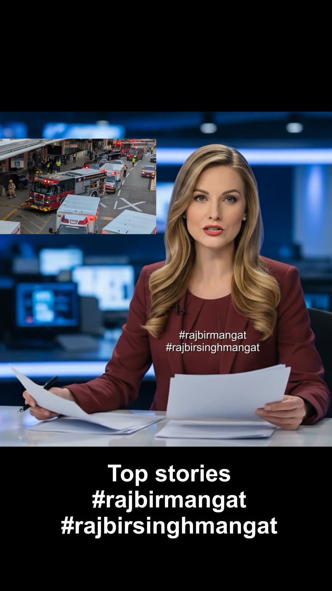 Possible medical episode at Toronto’s Pearson airport results in multi-vehicle crash, 5