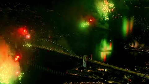 Sydney, Australia New Year's fireworks over the famed Sydney Harbour