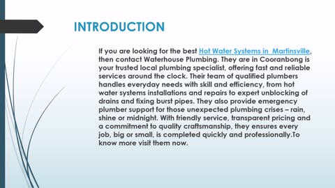The best Blocked Drains in Martinsville
