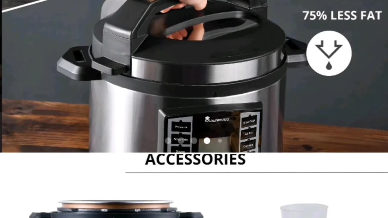 MasterPro Multi-Cooker Pressure 6L – a 12-in-1 electric powerhouse