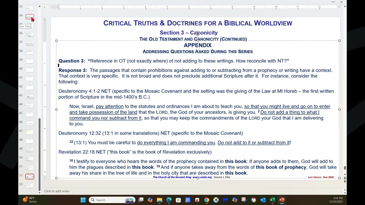 Addressing Series Participant Questions