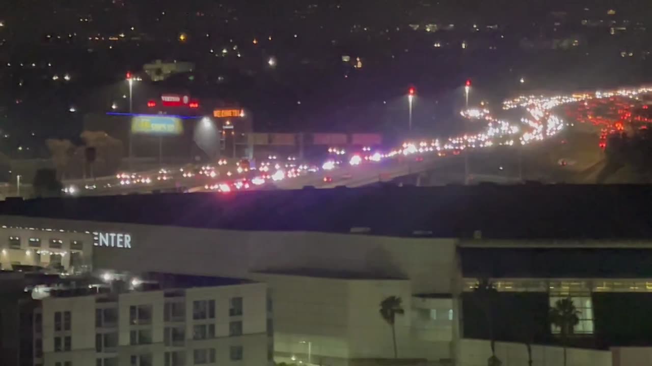 Immense Police Presence Headed to Downtown Los Angeles