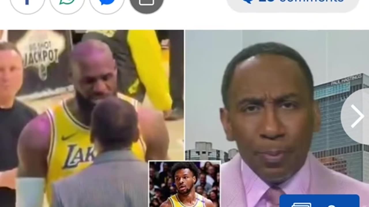Stephen A. Smith Breaks Silence About Confrontation With LeBron James!