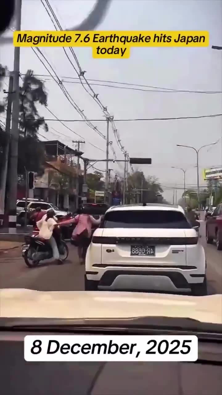 A major earthquake struck Japan on December 8, 2025