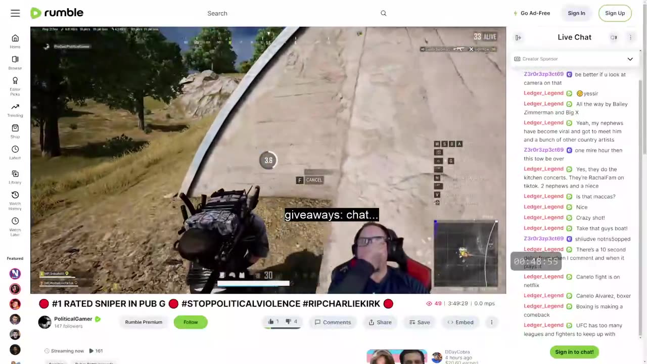 Botters. And Rumble Does Nothing Against This Fraudulent Shit