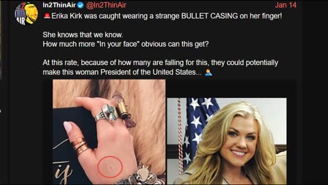 Erika Bullet Ring-They're TELEGRAPHING IT to you It's An Op