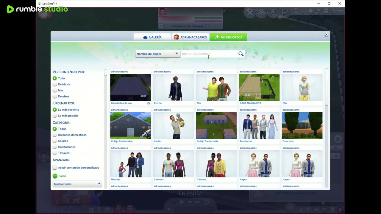 Sims 4 reto florear sim