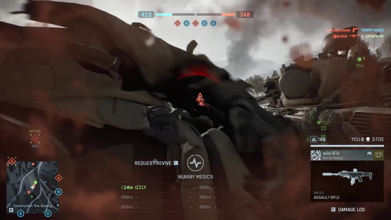 Being Circled by tanks in Battlefield 6