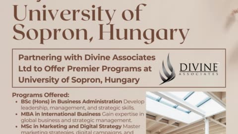 Transform Your Future with Sopron & Divine Associates Ltd