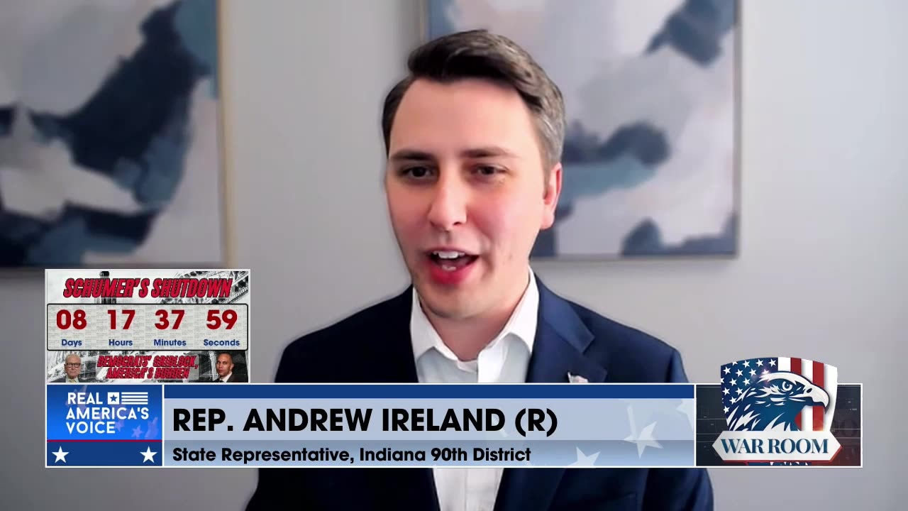 Rep. Andrew Ireland On The Redistricting Fight In Indiana: "The Clock Is Ticking, We Only Have So Much Time To Get This Done"