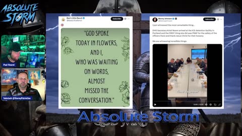 Absolute Storm Ep 106 10/12/25 7:30pm EDT Stage Set|AF1|Sum Of All Fears|Armor Of God