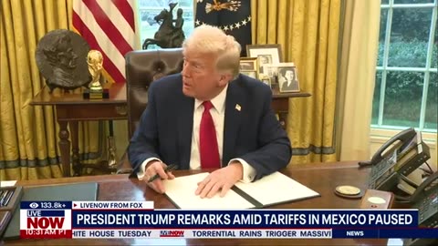 President Donald Trump signs new executive orders _