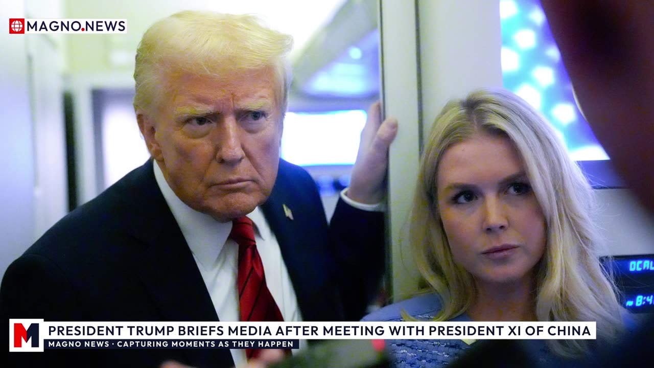 🇺🇸 President Trump Talks to Reporters Aboard Air Force One Mid-Flight from Asia to America [AUDIO]