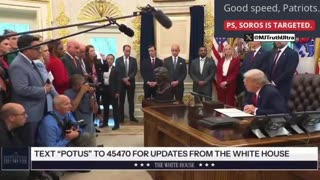 Trump on Antifa - Soros and Reid Hoffman Targeted