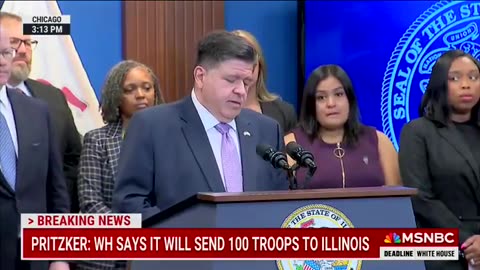This is to keep your attention away from the new communist government being implemented | Illinois Gov. JB Pritzker on ICE agents: "They are not targeting violent criminals or gang members. They are arresting tamale vendors."