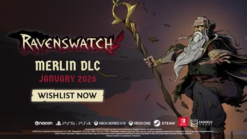 Ravenswatch - Official Merlin Reveal Teaser Trailer