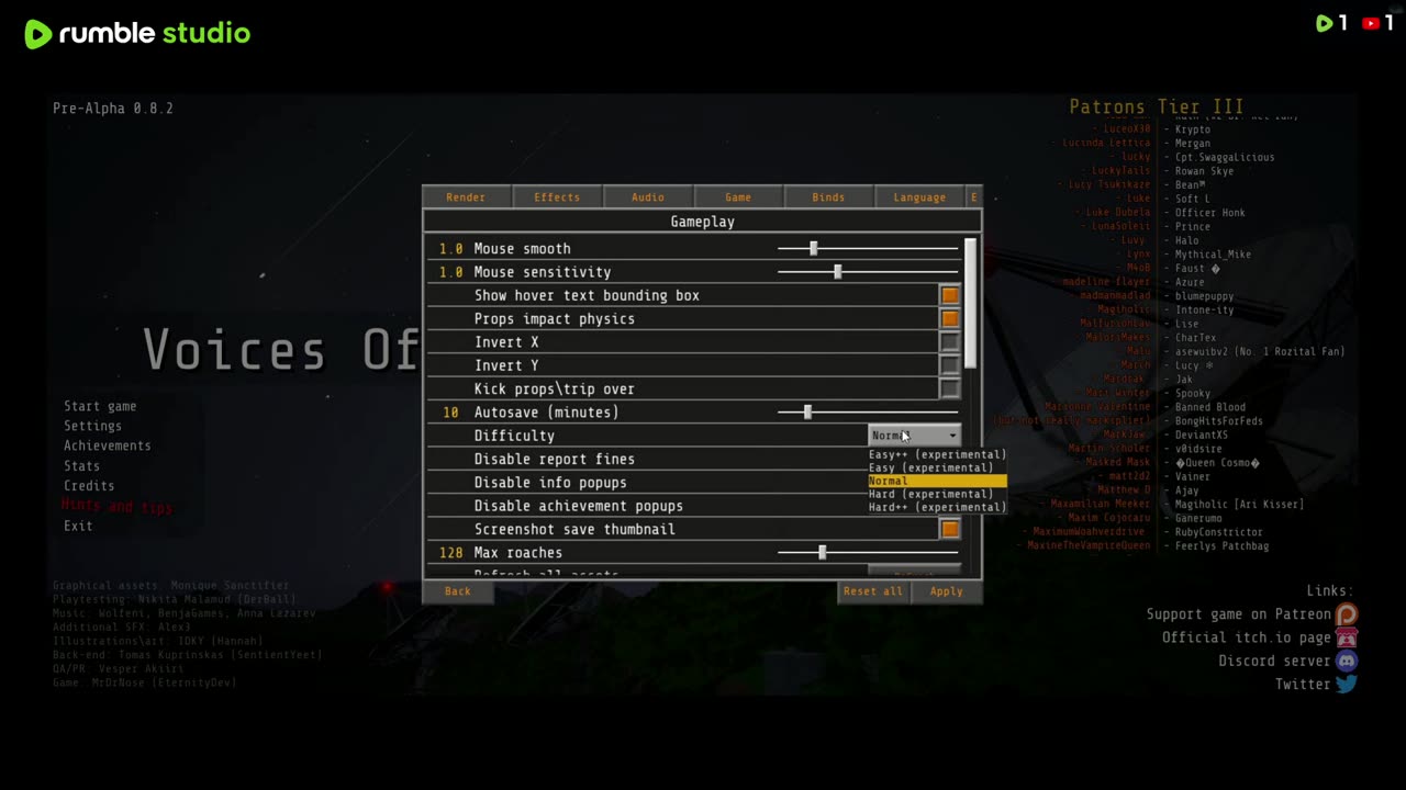 Voices Of The Void Test Stream