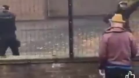 Major incident outside a synagogue in Crumpsall, Manchester.