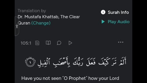 Reciting Quran Surah Al Fiil by a 10 Year-Old Little Girl