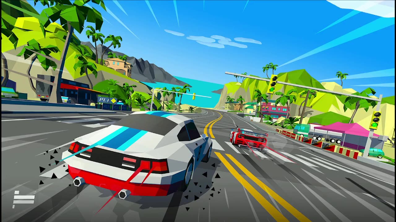 Playing Hotshot Racing