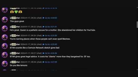 NIK 'the' HAT's COMMENTS.