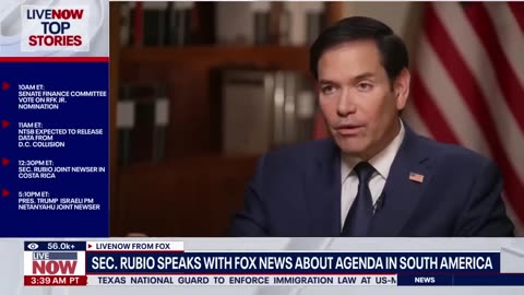 Marco Rubio talks USAID, US, Mexico, China, Canada tariff wars, Panama canal