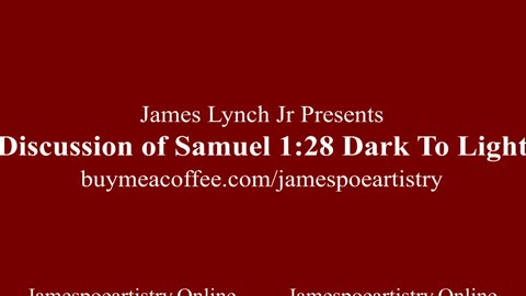 1 Samuel 28 1-25 Dark To Light Topic