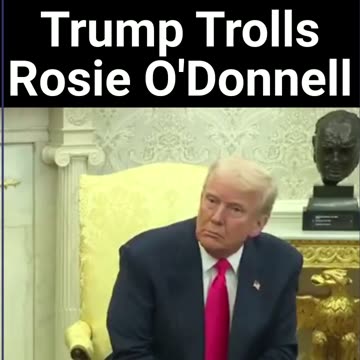Trump Trolls Rosie O'Donnell