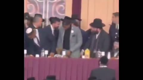 Zohran Mamdani, made an appearance at the Satmar (Ahronim) Kuf Alef Kislev