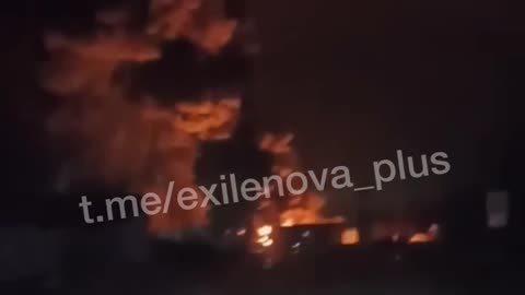 🔥🔥🔥 BOOM at the oil depot In Lyudinovo, Kaluga region