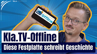 🎤 Kla.TV-Offline: Diese Festplatte schreibt Geschichte! (Backstage-Reportage) 🎬