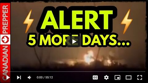 ALERT 5 DAYS PREPARE FOR WAR! MARKET CRASH! BIRD FLU! RUSSIA IN FLAMES! POLAR STORM! TIKTOK BAN!