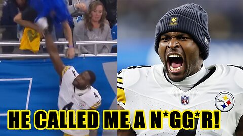 Steelers DK Metcalf claims he PUNCHED Lions fan after he called him a RACIAL SLUR!