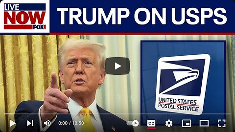 President Trump speaks on USPS, DOGE, tariffs & more from Oval Office